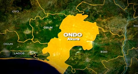 Map of Ondo