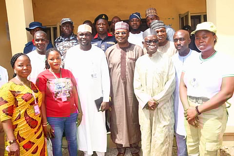 Picture from the mock accreditation