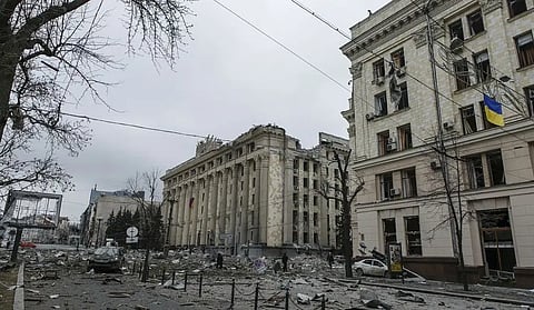 Ukraine ruins