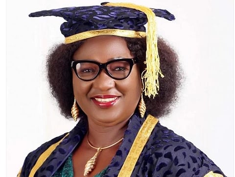 
 The Vice Chancellor of the Universe of Calabar, Prof Florence Obi
