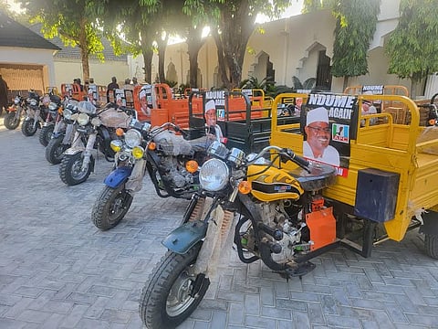 Carriage tricycles donated by Ndume