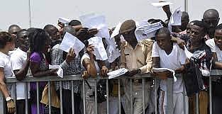 People seeking jobs