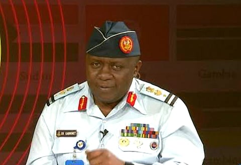 NAF spokesperson, Air Commodore Edward Gabkwet

