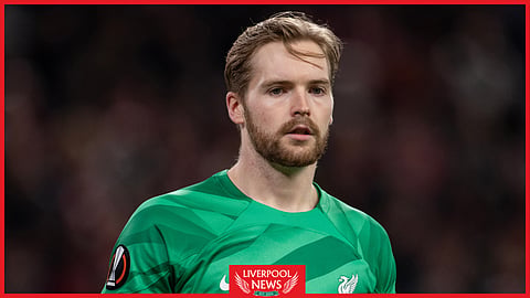 Liverpool goalkeeper Caoimhin Kelleher 
