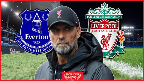 Jurgen Klopp will take charge of his final Merseyside derby as Liverpool boss