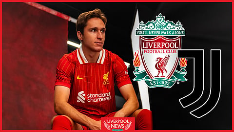 Federico Chiesa has sealed his move from Juventus to Liverpool [Credit: @LFC on X]