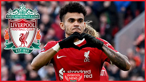 Liverpool forward Luis Diaz