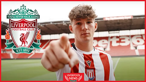 Liverpool forward Lewis Koumas will spend the season at Stoke City. (Credit: Stoke City FC)