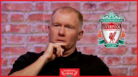 Paul Scholes discussed Manchester United v Liverpool [Credit: The Overlap on YouTube]
