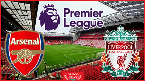 Liverpool are 15 points ahead of Arsenal