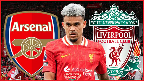 Luis Diaz dropped a howler for Liverpool v Arsenal [Credit: Imago]