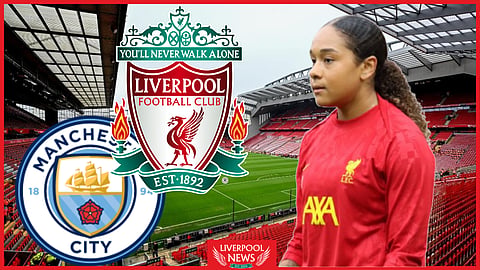 Olivia Smith couldn't save Liverpool Women v Manchester City [Credit: Imago]