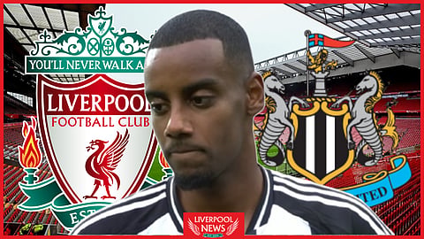 Liverpool are eyeing a move for Newcastle forward Alexander Isak [Credit: TNT Sports]