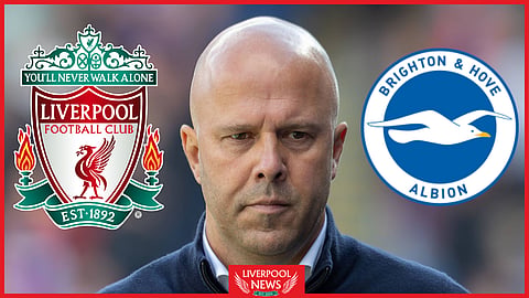Arne Slot has injuries to contend with at Liverpool ahead of Brighton clash [Credit: Imago]