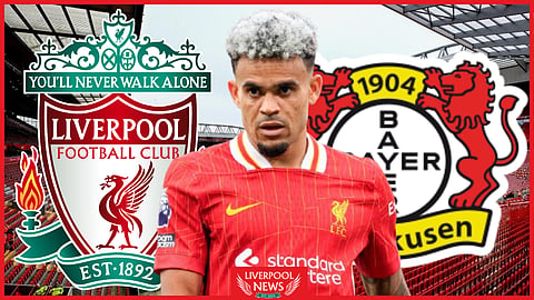 Luis Diaz scored his first hattrick for Liverpool v Bayer Leverkusen [Credit: Imago]