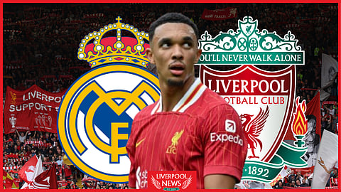 Liverpool star Trent Alexander-Arnold has been linked with a move to Real Madrid (Credit: Imago)