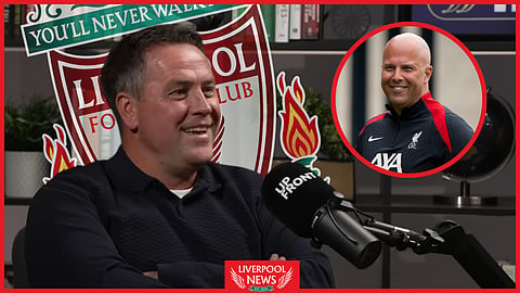 Michael Owen gave a huge Liverpool update (Credit: Up Front on Youtube)