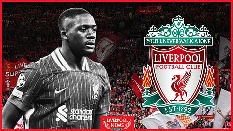 Liverpool star Ibrahima Konate left fans worried with his latest comments (Credit: Imago)
