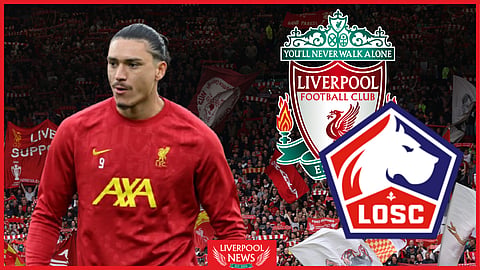 Darwin Nunez could start for Liverpool against Lille (Credit: Imago)