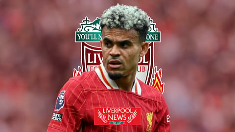 Liverpool forward Luis Diaz. (Credit: Imago)