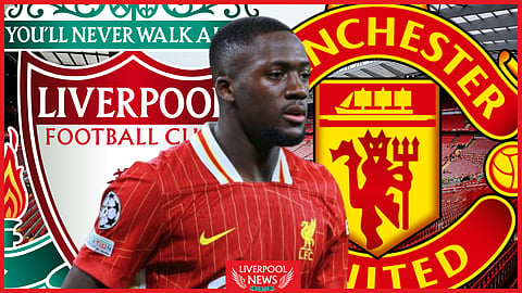 Ibrahima Konate starred despite Liverpool drawing against Manchester United (Credit: Imago)