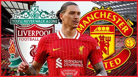 Manchester United are eyeing a shock move for Liverpool ace Darwin Nunez. (Credit: Imago)
