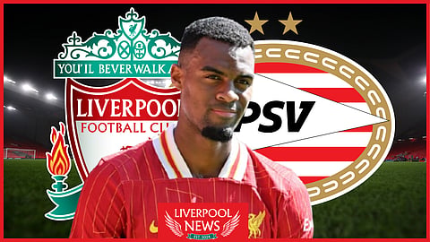 Liverpool star Ryan Gravenberch could be rested against PSV (Credit: Imago)