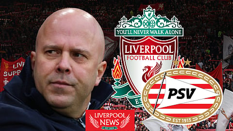 Arne Slot may be set to give a Liverpool academy talent his debut against PSV (Credit:Imago)