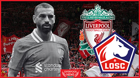 Mohamed Salah could miss out of Liverpool v Lille (Credit: Imago)