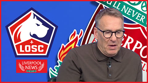 Paul Merson has reacted to the Liverpool v Lille controversy [credit: Sky Sports Football on X]