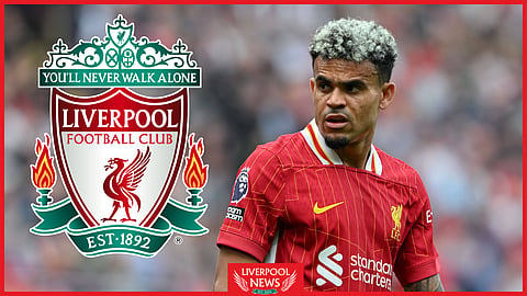 Luis Diaz for Liverpool. (Credit: Imago)