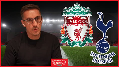 Gary Neville predicts Tottenham to knock out Liverpool in the Carabao Cup [Credit: The Overlap US]
