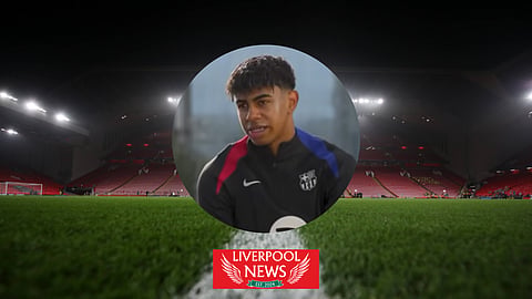 Lamine Yamal cast his Liverpool verdict. (Credit: Imago/Barcelona on YouTube)