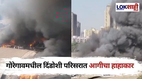 Goregaon Fire: गोरेगावमध्ये भीषण आग! दिंडोशी भागातील फर्निचर गोडाऊनला आग