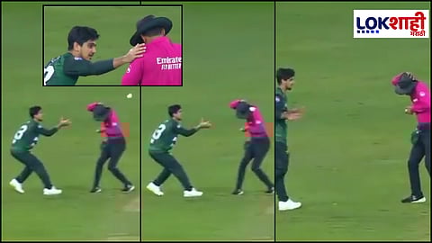 Asia Cup 2025 PAK vs UAE : आधी पाकिस्तान-यूएई सामना चर्चेत, नंतर सामन्यादरम्यान पाकिस्तानचा खेळाडू आला चर्चेत; थेट अम्पायरलाच चेंडू मारला