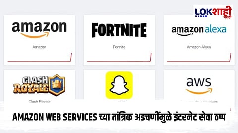 AWS च्या बिघाडामुळे जगभरातील अॅप्स आणि वेबसाइट्स ठप्प