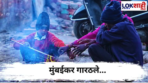 Cold wave alert : मुंबईकर गारठले, मुंबईचा पार १७ अशांवर
