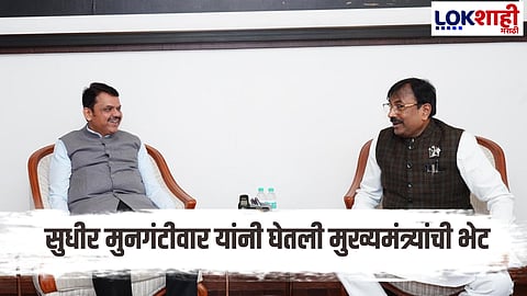 Sudhir Mungantiwar met CM devendra fandvis