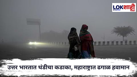 Maharashtra Weather News : उत्तर भारतात थंडीचा कडाका, महाराष्ट्रात ढगाळ हवामान; पुढील 48 तास महत्त्वाचे