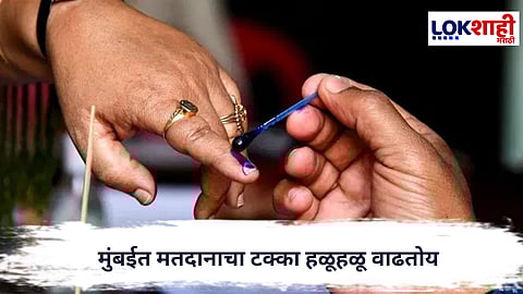 BMC Election : मुंबई महापालिका निवडणूक, दुपारी १२ पर्यंत 17.58% मतदान