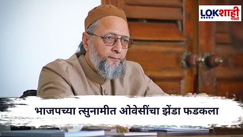 AIMIM : भाजपच्या त्सुनामीत ओवेसींचा झेंडा फडकला, राज ठाकरेंपेक्षा अधिक प्रभावी कामगिरी