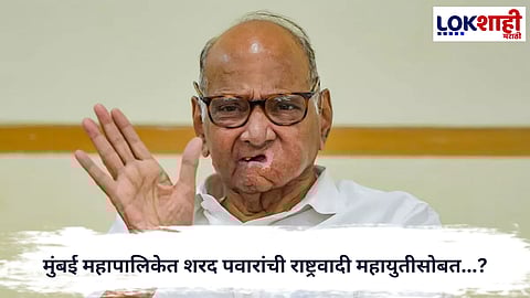 NCP Sharad Pawar : मुंबई महापालिकेत राष्ट्रवादी शरद पवार गटाची मोठी राजकीय कलाटणी