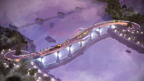 New Pedestrian Bridge to connect Gomti Riverfront banks in Lucknow