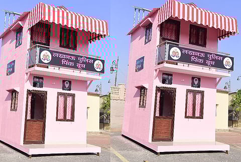 Pink Booth in Lucknow