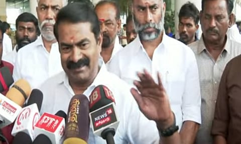 Seeman | ஆட்சியாளர்கள் மட்டும் பொறுப்பல்ல... ஆட்சியை தேர்வு செய்த மக்களும் பொறுப்பாக வேண்டும் - சீமான்