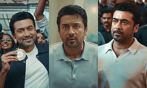 Suriya 46 | ஷூட்டராக களமிறங்கிய சூர்யா - லைக்ஸ்-ஐ குவிக்கும் விஸ்வநாத் & சன்ஸ் டீசர் 