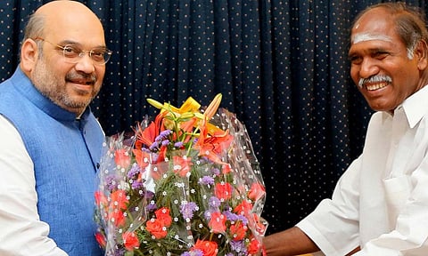 NR Congress| புதுச்சேரியில் என்.ஆர்.காங்.-பா.ஜ.க. கூட்டணி உடைகிறது?