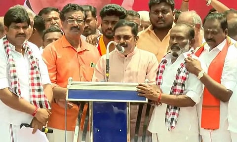 சட்டமன்ற தேர்தலில் மக்கள் அனைவரும் சேர்ந்து தி.மு.க.வை தோற்கடித்து வீட்டுக்கு அனுப்புவார்கள்| TTV Dhinakaran