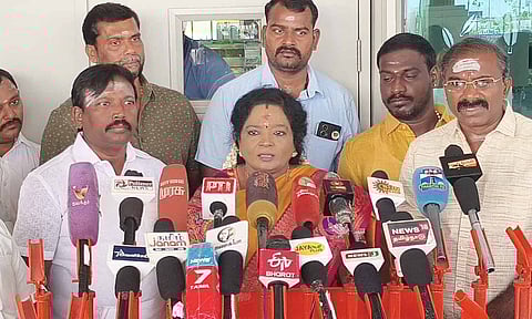 TN Assembly Election| தி.மு.க.வுக்கு தோல்வி பயம் வந்துவிட்டது- தமிழிசை சவுந்தரராஜன்