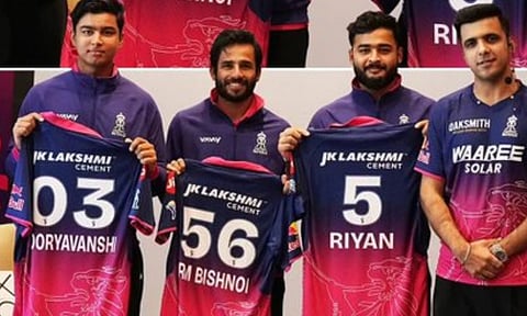 9-வது அணியாக புதிய ஜெர்சியை அறிமுகம் செய்த ராஜஸ்தான் ராயல்ஸ்